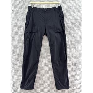 REI CO-OP Pants Womens 12 Black Slim Straight Mid Rise Adjustable Hem Outdoors